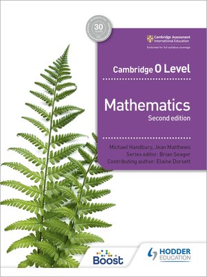 cover image of Cambridge O Level Mathematics